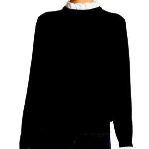 NWT 14th & Union Black Blouse